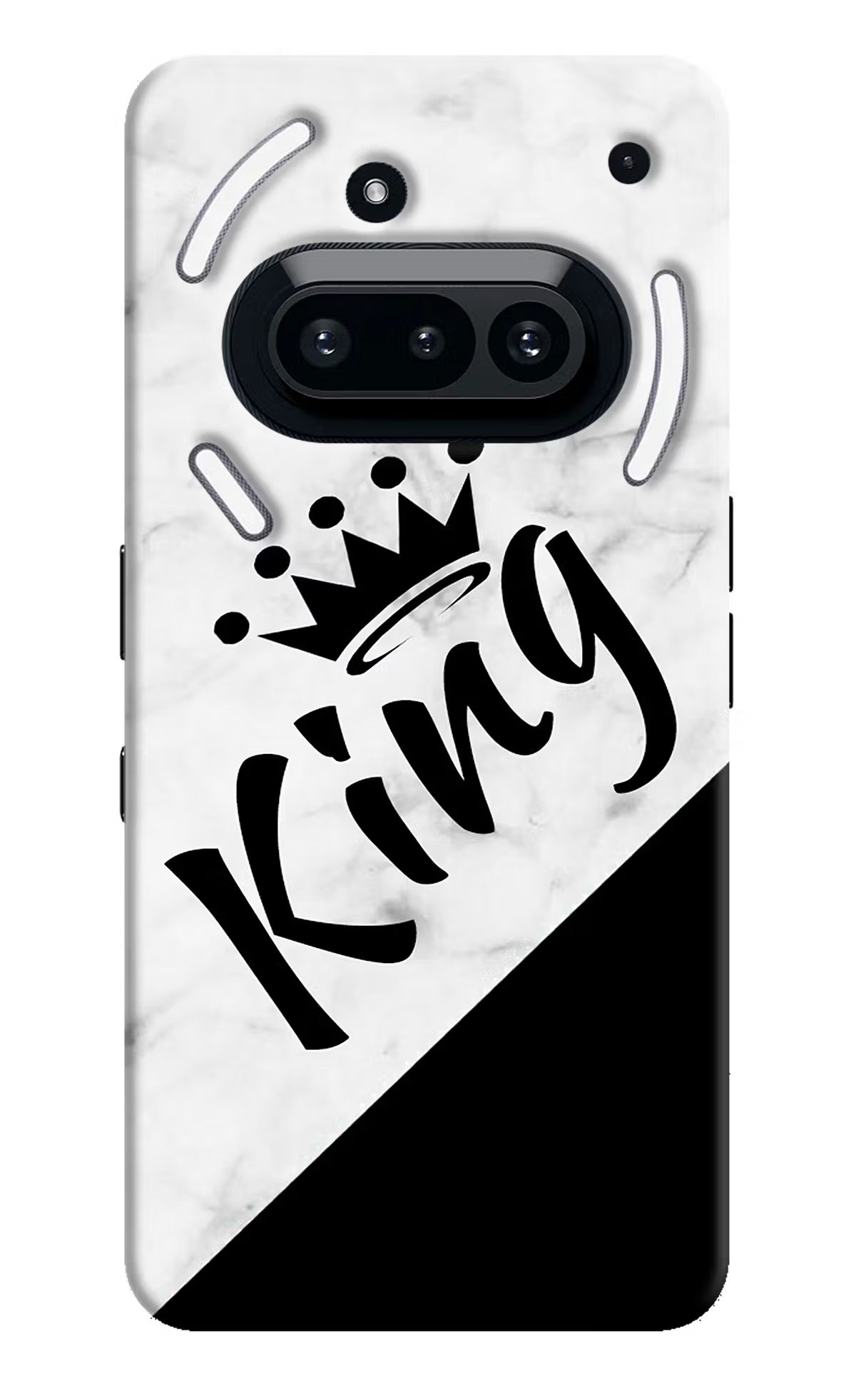 King Nothing Phone 3A Hard Case Back Cover by Casekaro