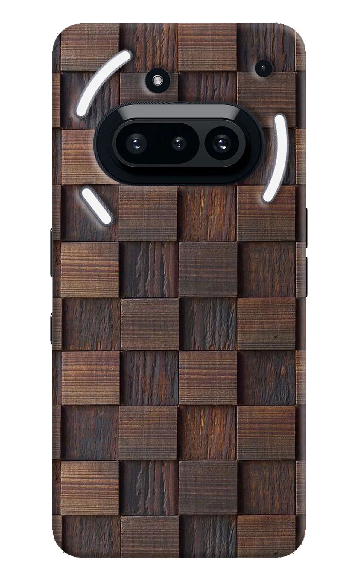 Wooden Cube Design Nothing Phone 3A Hard Case Back Cover by Casekaro