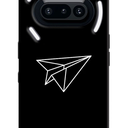 Paper Plane White Nothing Phone 3A Hard Case Back Cover by Casekaro