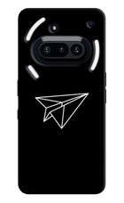 Paper Plane White Nothing Phone 3A Hard Case Back Cover by Casekaro