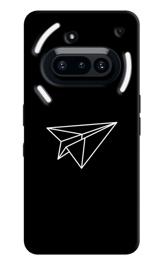 Paper Plane White Nothing Phone 3A Hard Case Back Cover by Casekaro