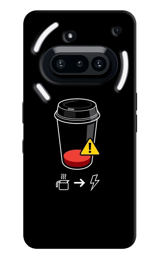 Coffee Nothing Phone 3A Hard Case Back Cover by Casekaro