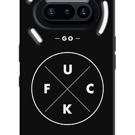 Go Fuck Yourself Nothing Phone 3A Hard Case Back Cover by Casekaro