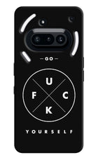 Go Fuck Yourself Nothing Phone 3A Hard Case Back Cover by Casekaro