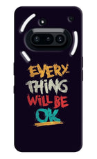 Everything Will Be Ok Nothing Phone 3A Hard Case Back Cover by Casekaro