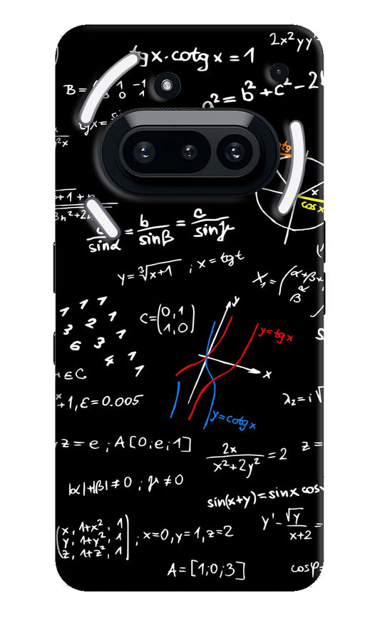 Mathematics Formula Nothing Phone 3A Hard Case Back Cover by Casekaro