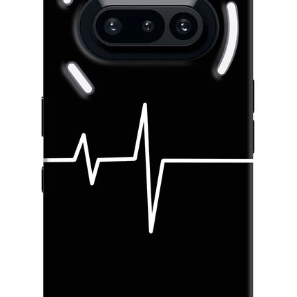 Heart Beats Nothing Phone 3A Hard Case Back Cover by Casekaro