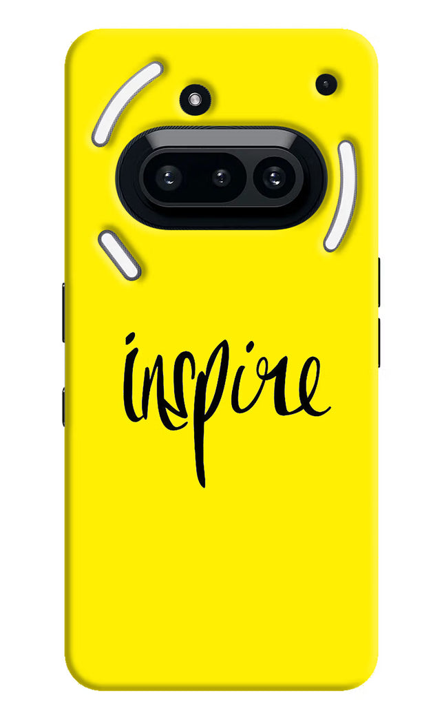 Inspire Nothing Phone 3A Hard Case Back Cover by Casekaro