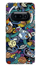 Space Abstract Nothing Phone 3A Hard Case Back Cover by Casekaro