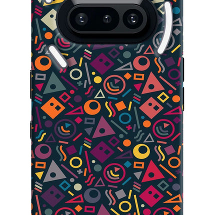 Geometric Abstract Nothing Phone 3A Hard Case Back Cover by Casekaro