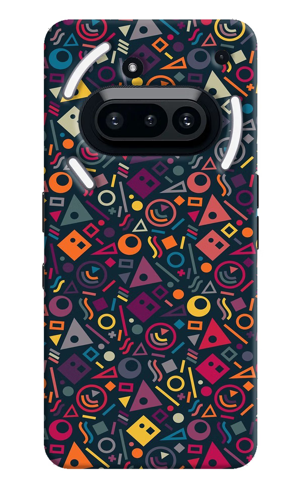 Geometric Abstract Nothing Phone 3A Hard Case Back Cover by Casekaro