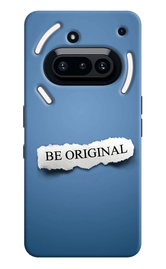 Be Original Nothing Phone 3A Hard Case Back Cover by Casekaro