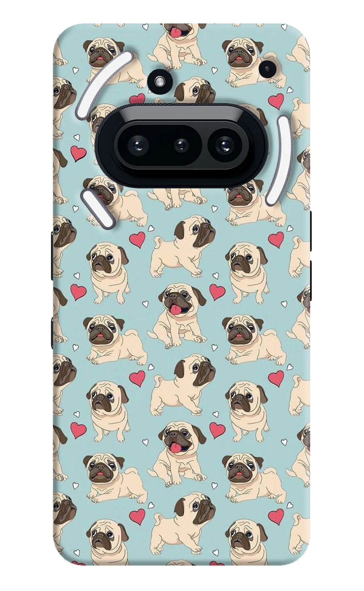 Pug Dog Nothing Phone 3A Hard Case Back Cover by Casekaro