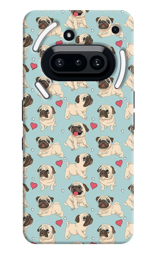 Pug Dog Nothing Phone 3A Hard Case Back Cover by Casekaro