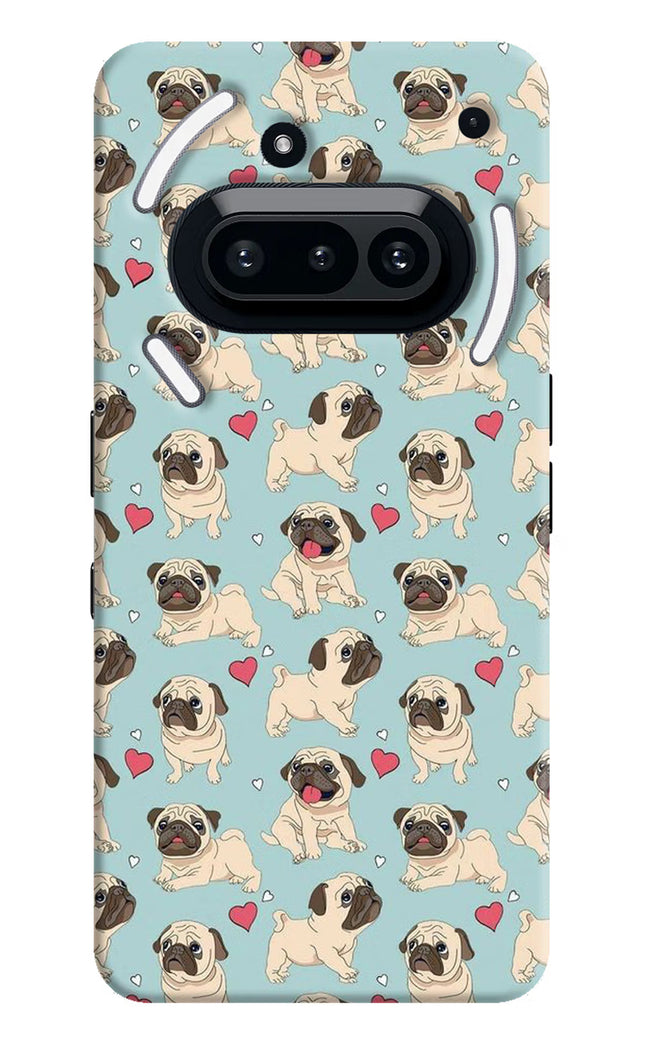 Pug Dog Nothing Phone 3A Hard Case Back Cover by Casekaro
