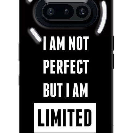 I Am Not Perfect But I Am Limited Edition Nothing Phone 3A Hard Case Back Cover by Casekaro