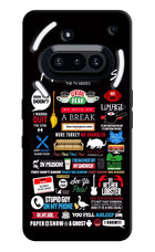 FRIENDS Nothing Phone 3A Hard Case Back Cover by Casekaro