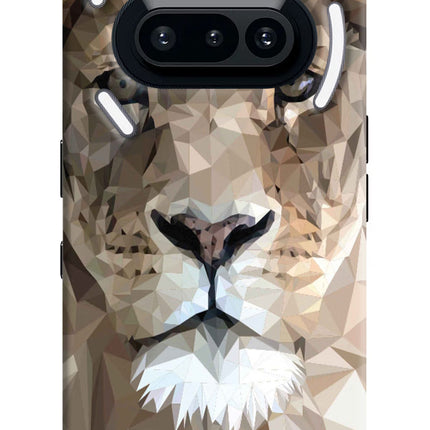 Lion Art Nothing Phone 3A Hard Case Back Cover by Casekaro