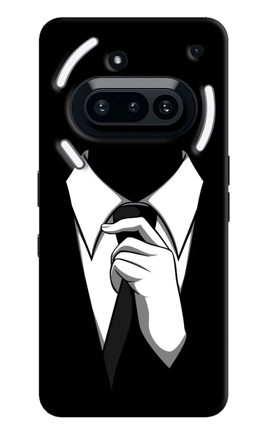 Black Tie Nothing Phone 3A Hard Case Back Cover by Casekaro