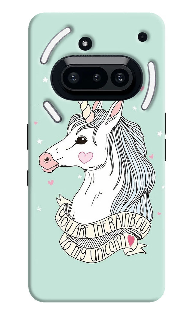 Unicorn Wallpaper Nothing Phone 3A Hard Case Back Cover by Casekaro