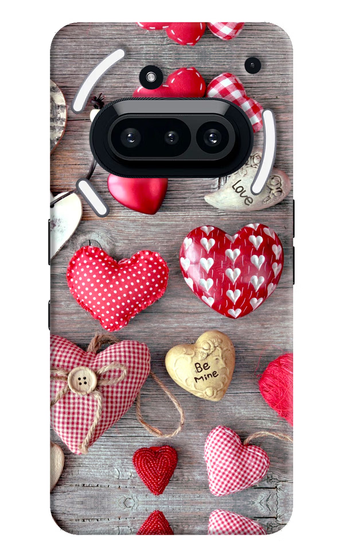 Love Wallpaper Nothing Phone 3A Hard Case Back Cover by Casekaro