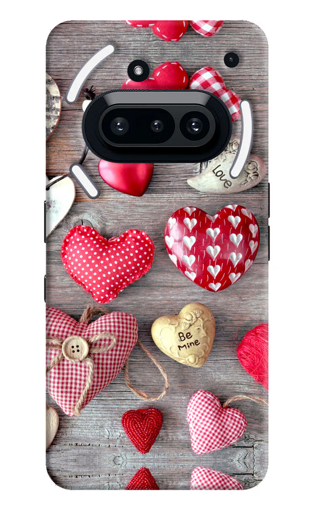 Love Wallpaper Nothing Phone 3A Hard Case Back Cover by Casekaro