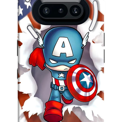 Captain America Nothing Phone 3A Hard Case Back Cover by Casekaro