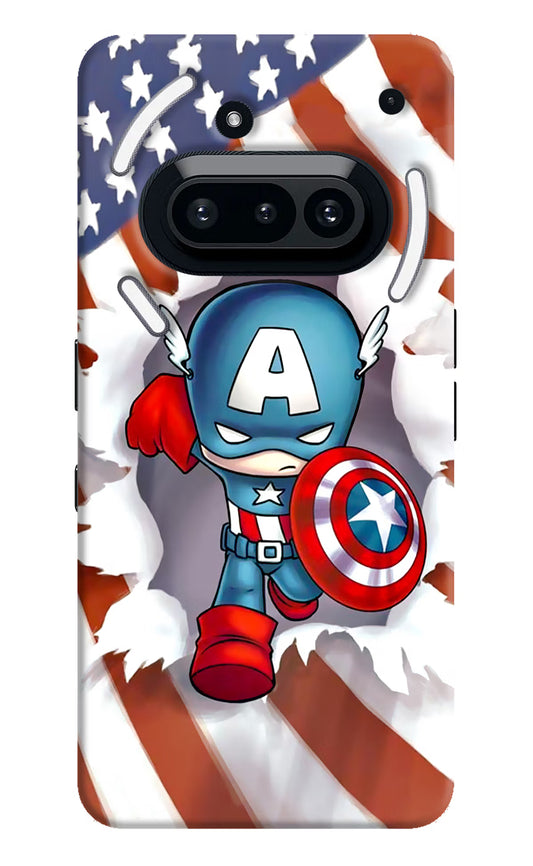 Captain America Nothing Phone 3A Hard Case Back Cover by Casekaro