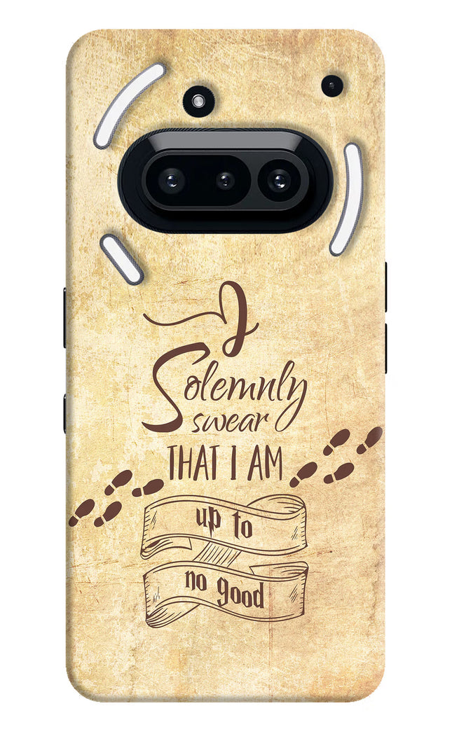I Solemnly swear that i up to no good Nothing Phone 3A Hard Case Back Cover by Casekaro