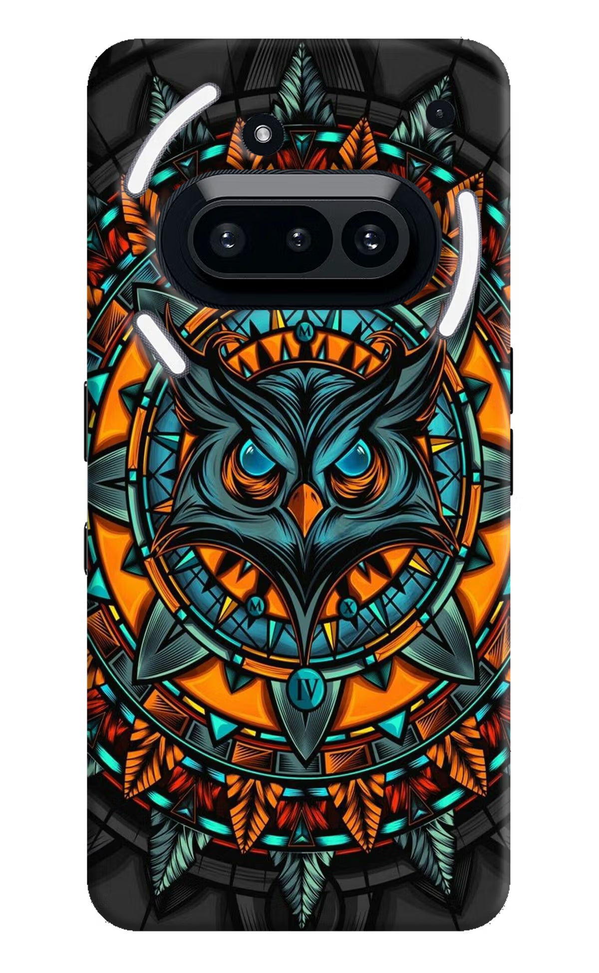 Angry Owl Art Nothing Phone 3A Hard Case Back Cover by Casekaro