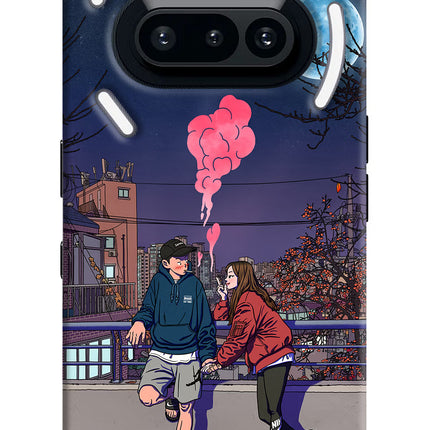 Chilling Couple Nothing Phone 3A Hard Case Back Cover by Casekaro
