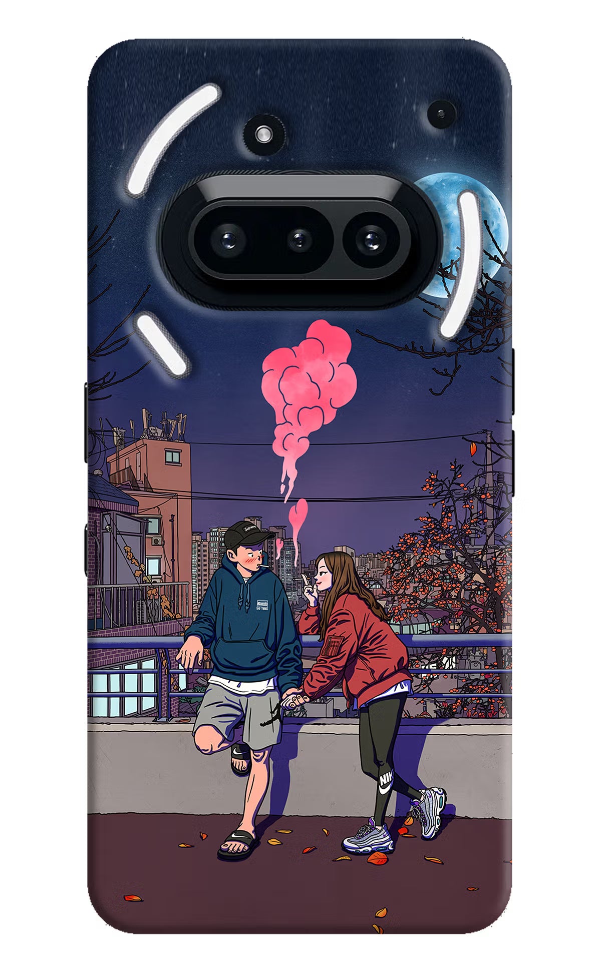 Chilling Couple Nothing Phone 3A Hard Case Back Cover by Casekaro