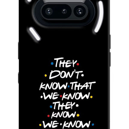 FRIENDS Dialogue Nothing Phone 3A Hard Case Back Cover by Casekaro