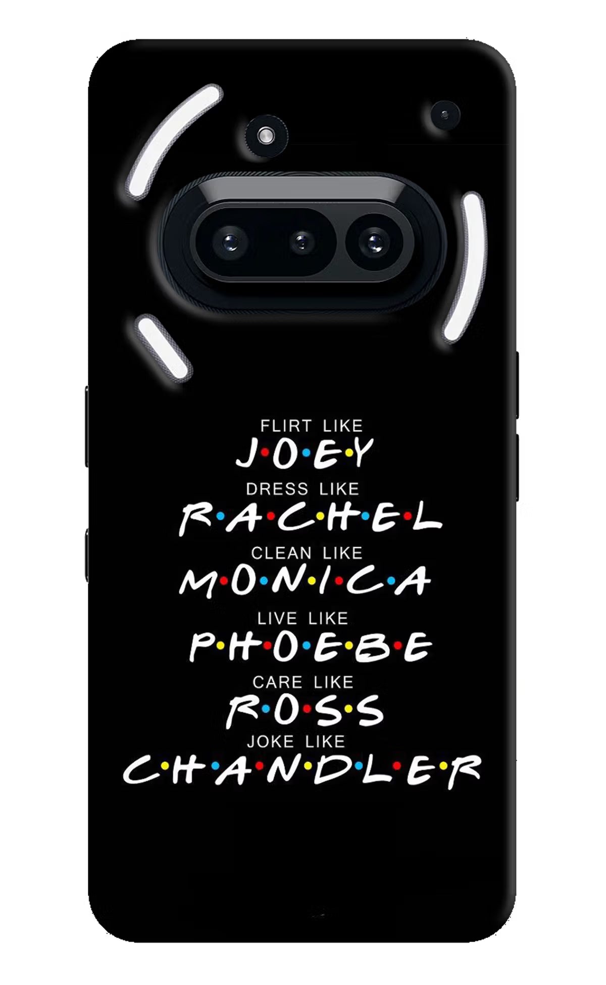 FRIENDS Character Nothing Phone 3A Hard Case Back Cover by Casekaro
