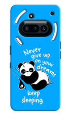 Keep Sleeping Nothing Phone 3A Hard Case Back Cover by Casekaro