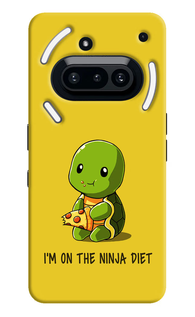 I'm on Ninja Diet Nothing Phone 3A Hard Case Back Cover by Casekaro