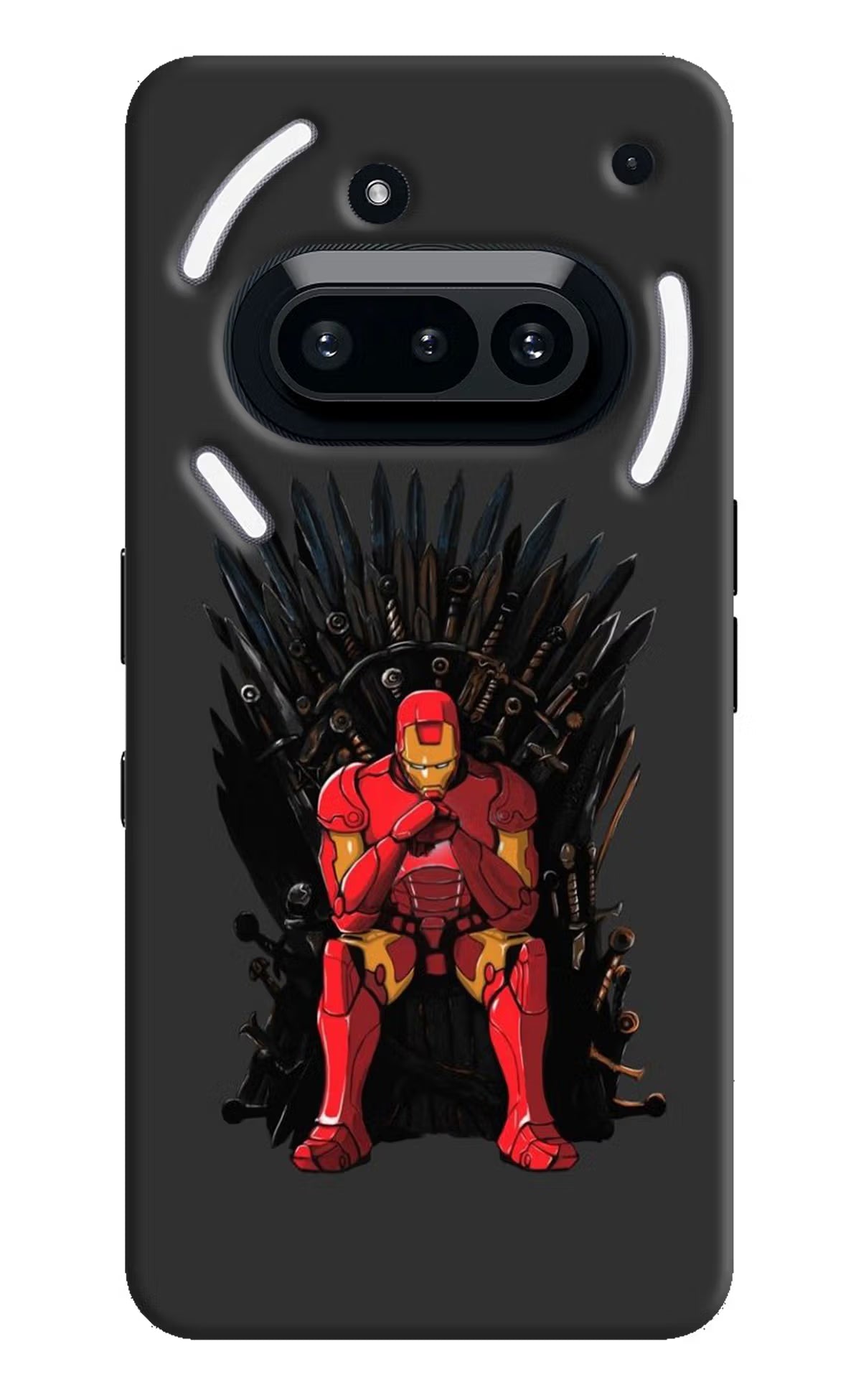 Ironman Throne Nothing Phone 3A Hard Case Back Cover by Casekaro
