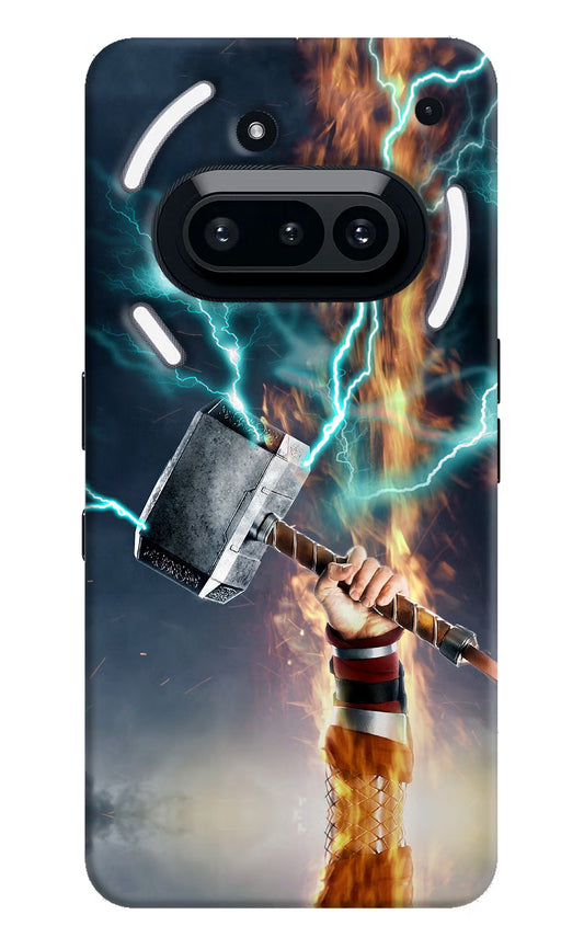 Thor Hammer Mjolnir Nothing Phone 3A Hard Case Back Cover by Casekaro