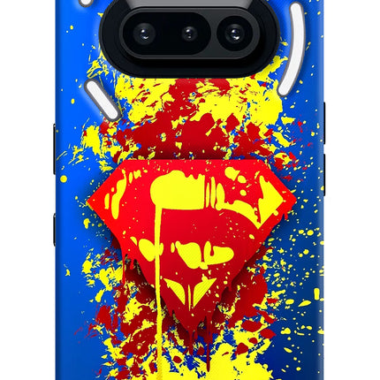 Superman logo Nothing Phone 3A Hard Case Back Cover by Casekaro