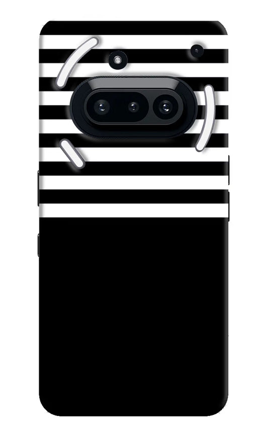 Black and White Print Nothing Phone 3A Hard Case Back Cover by Casekaro
