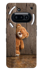 Teddy Wooden Nothing Phone 3A Hard Case Back Cover by Casekaro