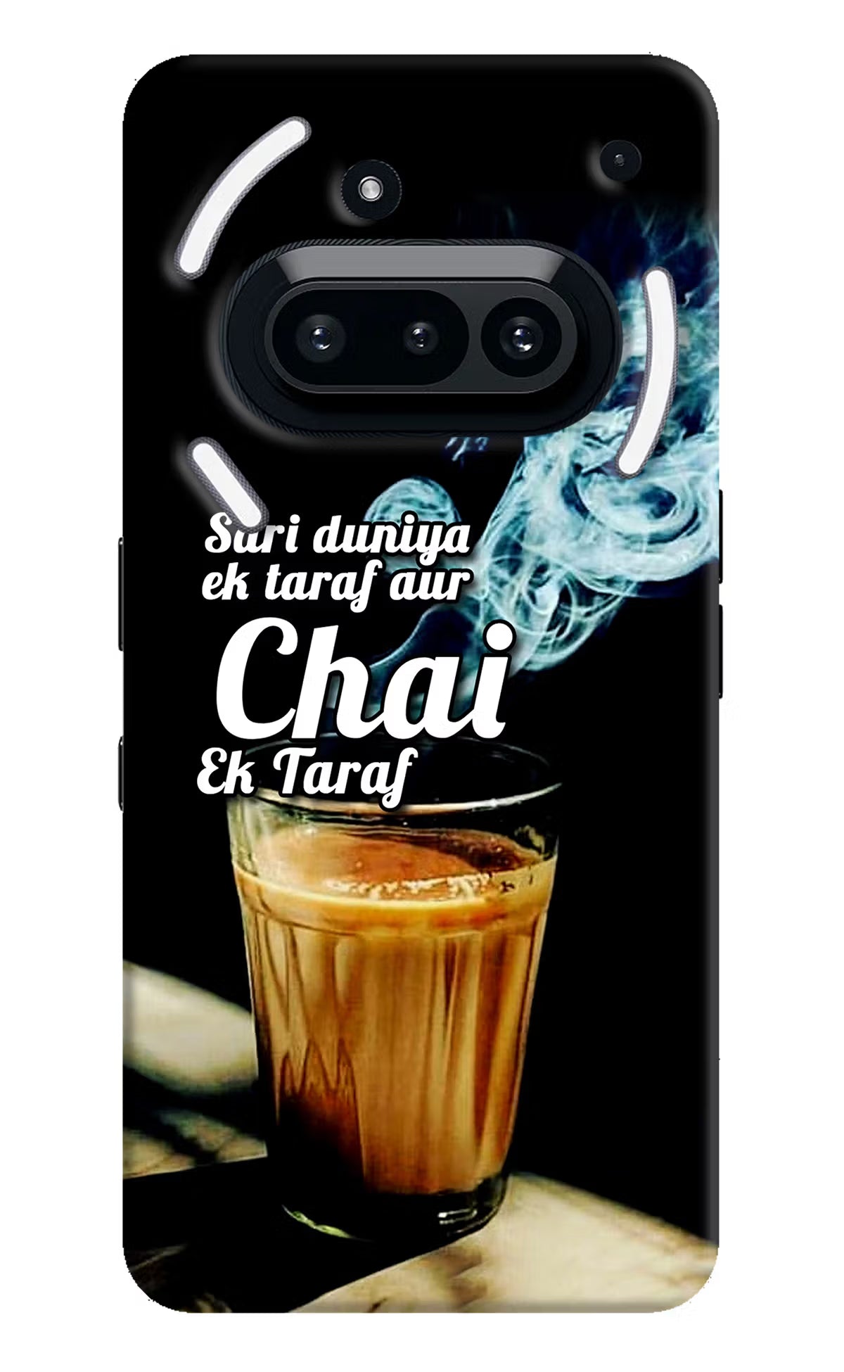 Chai Ek Taraf Quote Nothing Phone 3A Hard Case Back Cover by Casekaro