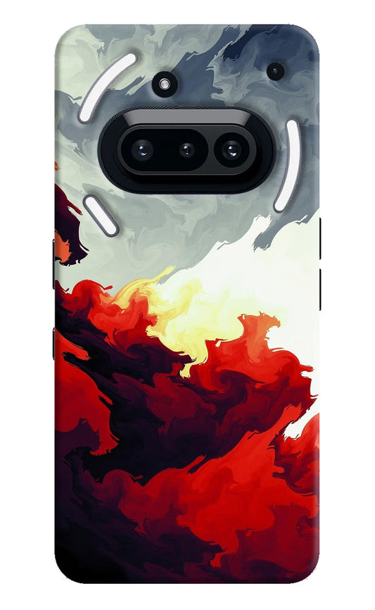 Fire Cloud Nothing Phone 3A Hard Case Back Cover by Casekaro