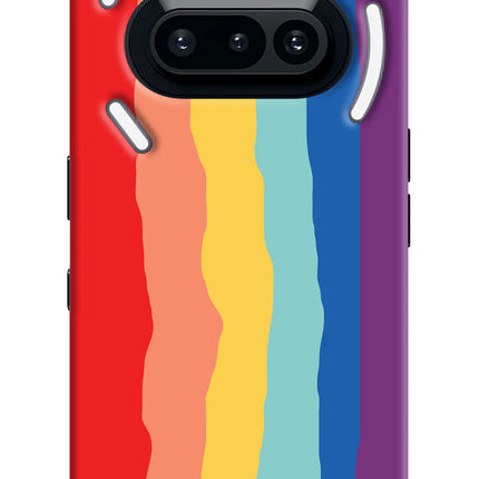 Rainbow Nothing Phone 3A Hard Case Back Cover by Casekaro