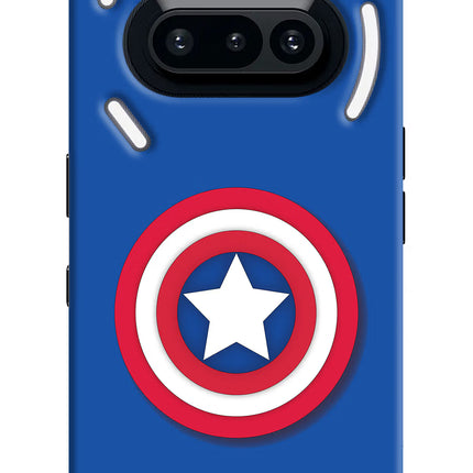 Shield Nothing Phone 3A Hard Case Back Cover by Casekaro