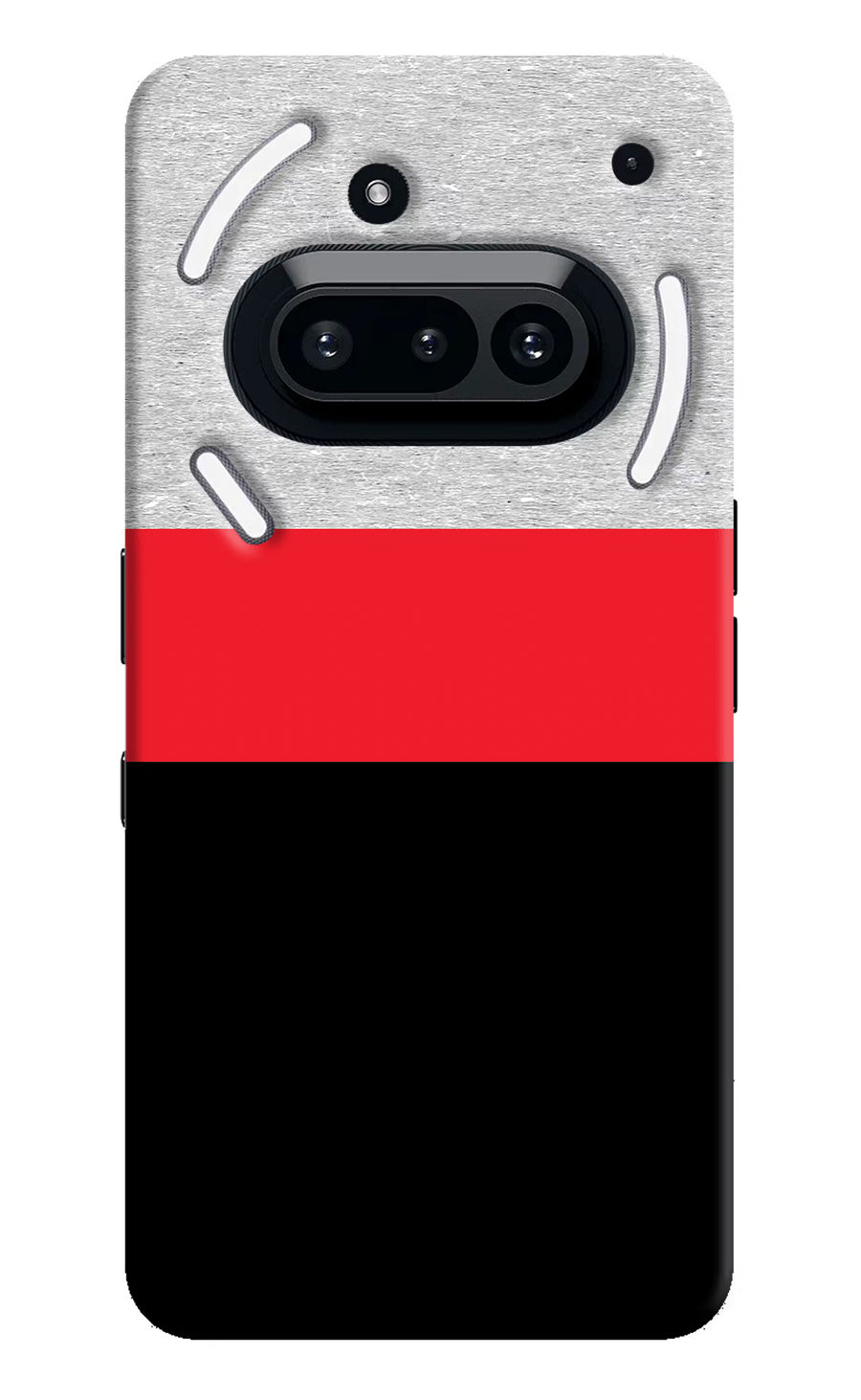 Tri Color Pattern Nothing Phone 3A Back Cover, Hard case