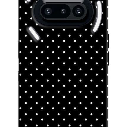 White Dots Nothing Phone 3A Hard Case Back Cover by Casekaro
