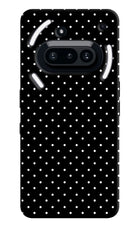 White Dots Nothing Phone 3A Hard Case Back Cover by Casekaro