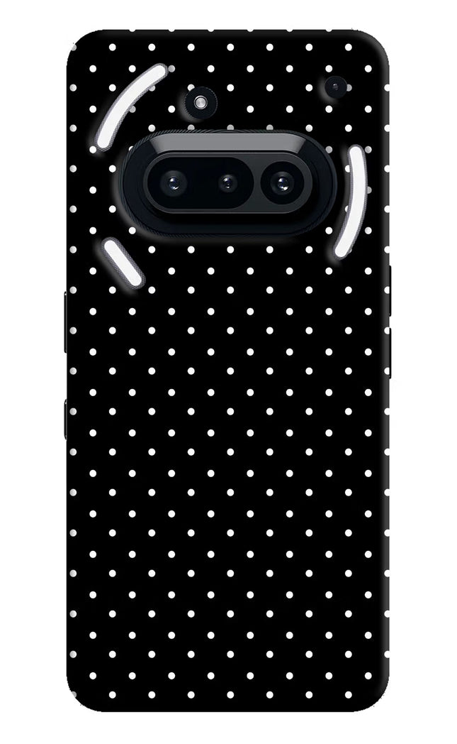 White Dots Nothing Phone 3A Hard Case Back Cover by Casekaro