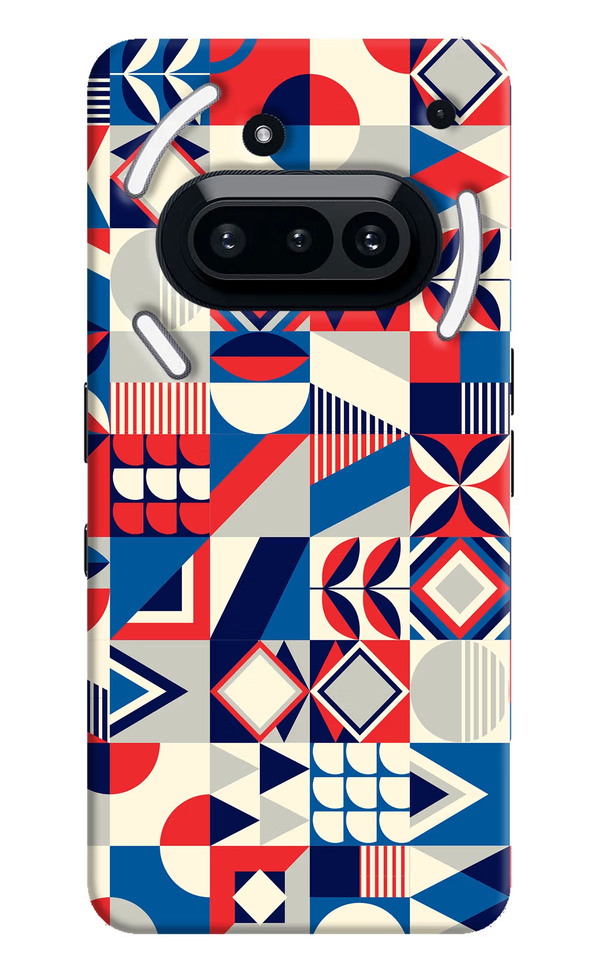 Colorful Pattern Nothing Phone 3A Hard Case Back Cover by Casekaro